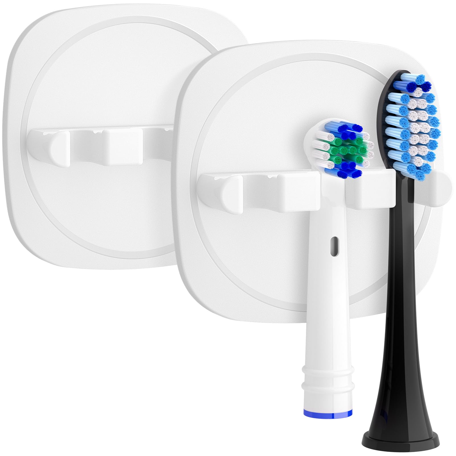 Elektrische Zahnbürstenkopfhalter, Starkes 3M-Aufkleber-Attache für Badezimmer, Elektrische Zahnbürste Bürstenhalter für